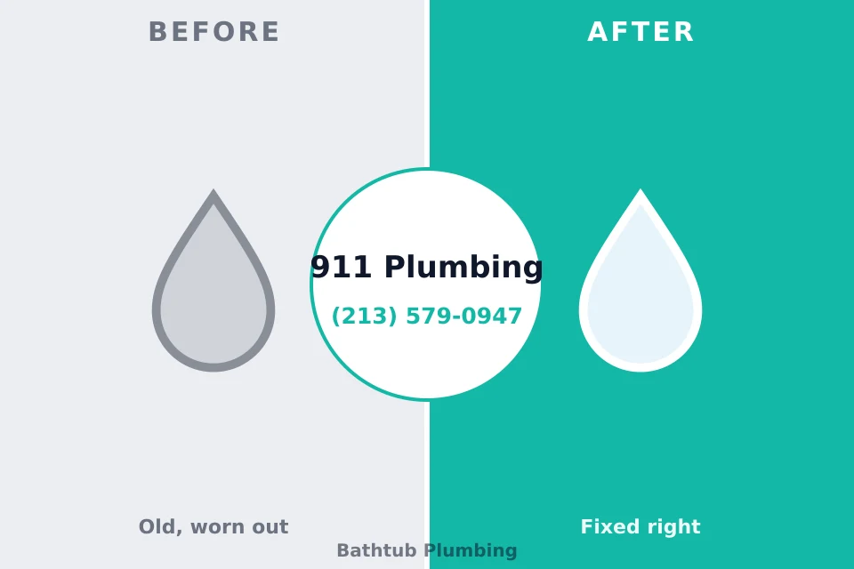 Before and after: plumbing company Middletown, PA
